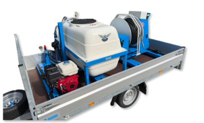 Picture of Mobile pump unit GX270 on trailer