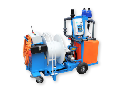 Picture of WCR Hose Reel 335mm  Ø1" (Double Dosatron D3RE2+BP)(Booster Pump type 1)