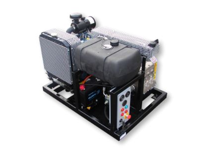 Picture of Diesel Driven Pump Skid - Pratissoli KF28 Plunger Pump 42l/min~200bar (Kubota- V1505)